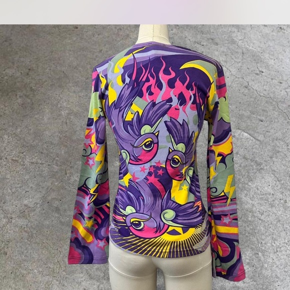 Hayes Tops - Custo Barcelona/ Hayes Y2K Euro Graphic Top